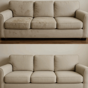 Clean Sofa in cozy living room