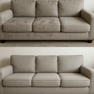 Clean Sofa in cozy living room