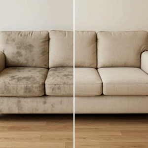 Clean Sofa in cozy living room