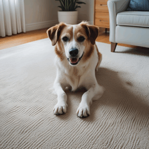 Pet stains on carpet