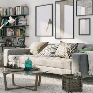 Modern home with clean carpet